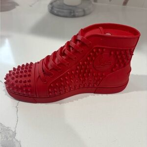 NEW Christian Louboutin Red squeaky dog toy